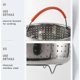 thumbnail image 5 of Stainless Steel Steamer with Silicone Coated Handle, Pressure Cooker with Steamer, 5 of 5