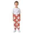 thumbnail image 2 of joogoo Baseball Red Boys' Sweatpants Jogger Pants 3T, 2 of 8