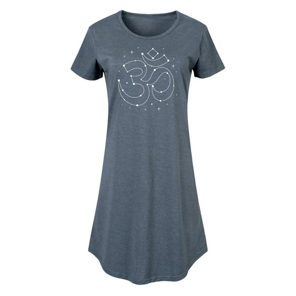 Instant Message - Om Symbol Star Constellation - Women's Any Way Dress