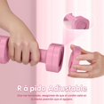 thumbnail image 4 of Mancuernas Ajustables - Juego de 2 Mancuernas Ajustables,2, 3, 4, 5 Libras, Múltiples Opciones de Peso,con Mangos de Goma TPU,Juego de Pesas para Gimnasio en Casa, 4 en 1(Rosa), 4 of 8