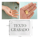 thumbnail image 4 of Collar Carta Sobre Mensaje Grabado VBG Acero Inoxidable Color Oro, 4 of 5
