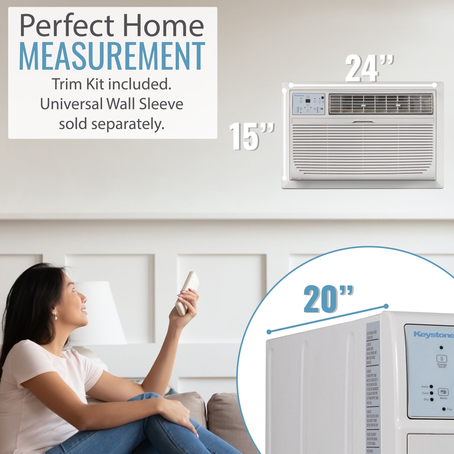 Keystone 14,000-BTU 230V Through-the 