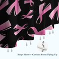 thumbnail image 6 of Pink Breast Cancer Shower Curtain 36"x72" ,Bathroom Decorative Shower Curtains Set with 12 Hooks,Modern Waterproof Washable Shower Curtain, 6 of 6