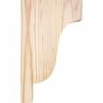 thumbnail image 3 of 3 1/2"W x 6"D x 10"H Newport Smooth Corbel, Douglas Fir, 3 of 9