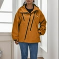 thumbnail image 2 of Women's Anorak Windproof Jacket for Autumn Winter Outdoor Activities Loose Fit Casual Coat Windbreaker for Hiking and Mountaineering, 2 of 2