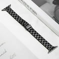 thumbnail image 6 of Metal band Compatible with Apple Watch Band 38mm 40mm 41mm for women, Slim and Thin Stainless Steel Replacement Adjustable Wristband for iWatch Series 9/8/7/6/5/4/3/2/1/SE, Black, 6 of 7