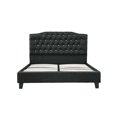 thumbnail image 3 of Grand lit Heino ACME en PU noir, 3 of 4