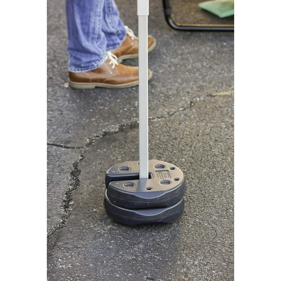 Tailgater Canopy Weights with No-Pinch Design for Easy, Safe Installation, and Removal to Secure Tents, Canopies, and Umbrellas at Outdoor Events