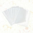 thumbnail image 1 of OULII 100pcs Heavy Duty Sheet Protectors for Home Use Document Organization and Loose Leaf Protector, 1 of 8