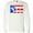 AA-White, variant on Inktastic Puerto Rico Flag in Text Long Sleeve T-Shirt