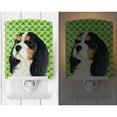 thumbnail image 2 of Caroline's Treasures LH9189CNL Cavalier Spaniel St. Patrick's Day Shamrock Portrait Ceramic Night Light, 6x4x3",, 2 of 2
