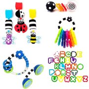 Sassy - 5-Piece Developmental Gift Set for Baby, Newborn and Older