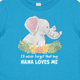 thumbnail image 4 of Inktastic I'll Never Forget That My Nana Loves Me with Cute Elephants Boys or Girls Baby T-Shirt, 4 of 5