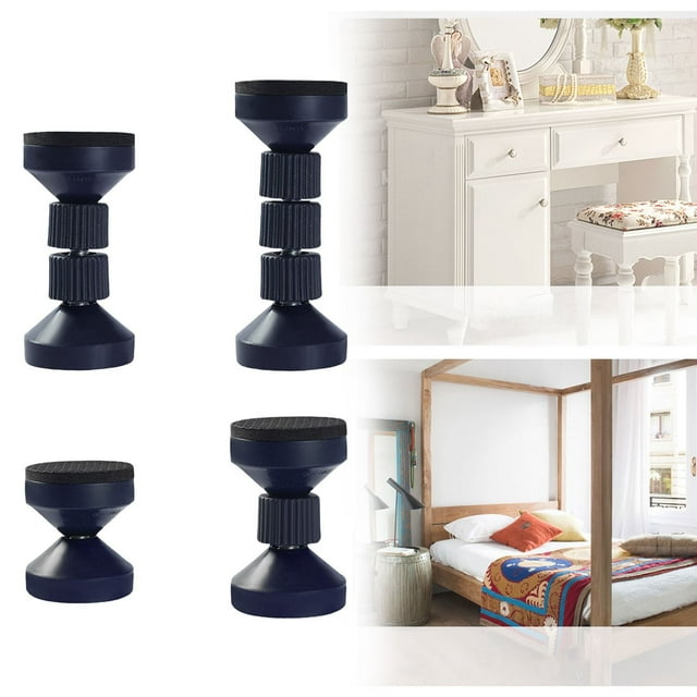 Holder Clip High Strength Fastening Clip Strong Hold 2Pcs Headboard Stoppers Adjustable Threaded Bed Frame Anti Shake Tool Bed Wall Stopper Rocking Headboard Pad for Bed Cabinet Chair Sofa Furniture