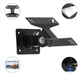 thumbnail image 1 of 2X Support Mural pour Écran LCD LED 15-27 Pouces Hauteur Réglable Moniteur Rétractable Support Mural pour Tv, 2 x Support Mural Universel Tv, Noir, 1 of 8