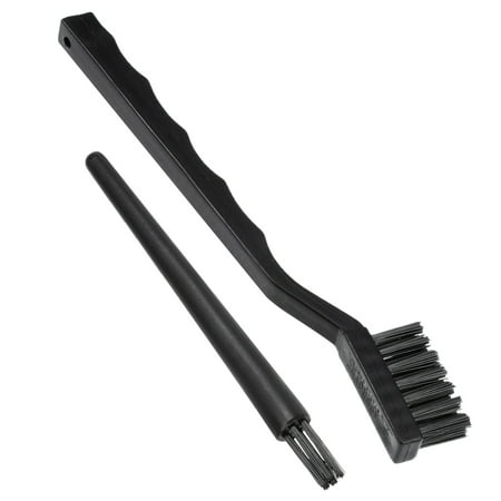 2 in 1 Handle Conductive Ground PCB ESD Anti Static Brush Combo Nonslip Black