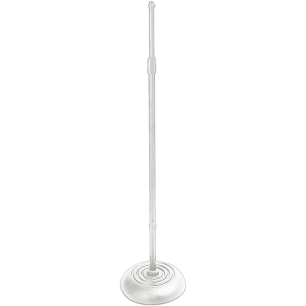 Soporte para micrófono On-Stage MS7201QTR, base redonda de un cuarto de vuelta