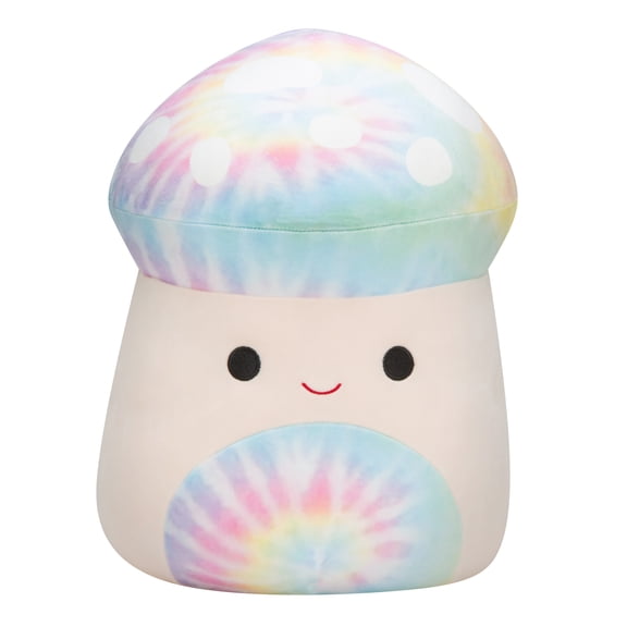 Squishmallows 14 inch Kervena the Tie-Dye Mushroom - Child's Ultra Soft Plush Toy