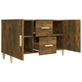 thumbnail image 3 of vidaXL Sideboard Smoked Oak 100x36x60 cm Engineered Wood, 3 of 5