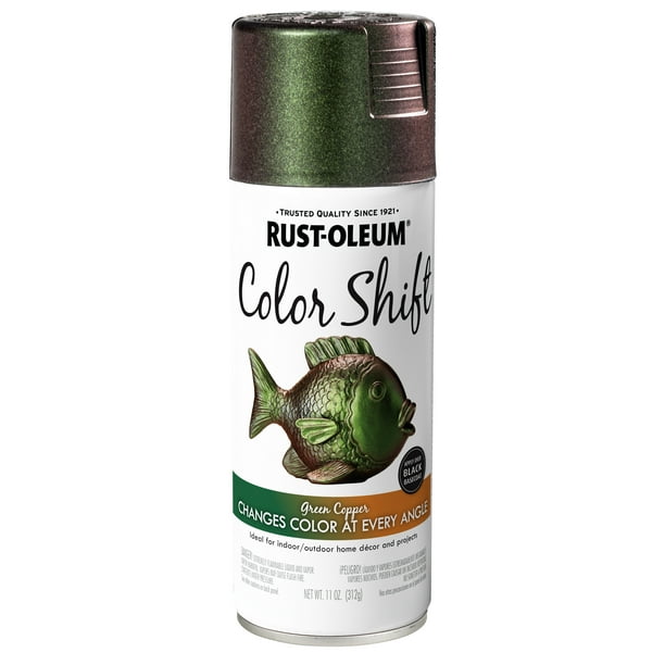 6 Pack, Green Copper, Rust-Oleum Color Shift Spray Paint-372478