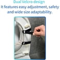 thumbnail image 4 of Ristpal Soft Padded Toilet Seat Cushion with 2-Inch High-Density Foam & Waterproof PU Fabric, U-Shape Padded Toilet Cushion - Secure Hook & Loop Tape, Fits Standard/Elongated Toilets (Beige), 4 of 6