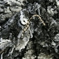thumbnail image 4 of Unique Loom Hygge Shag Collection Area Rug - Valley (5' 3" x 8' Rectangle Black and White/Gray), 4 of 7