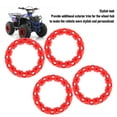 thumbnail image 3 of 4PCS ATV Wheel Trim, 10 Inch Plastic Scratch Proof Sporty Look Hub Protection Decor, Rim Guards  Rim Cap  Wheel Hub Trim Decor  Wheel Rim Protector for Go Kart, 3 of 7