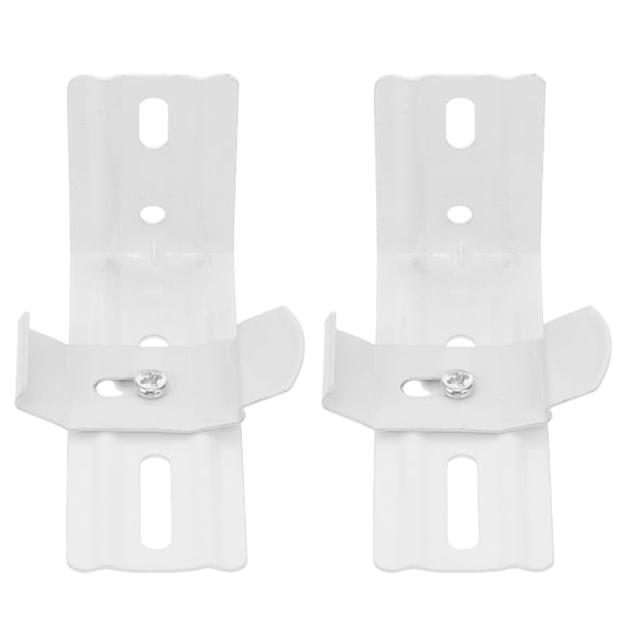 2 soportes para persianas, clips de soporte en forma de L, soportes para cortinas, soportes para persianas verticales, soportes de montaje para persianas, clips de repuesto para persianas