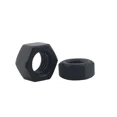 thumbnail image 4 of 350Pcs 9 Sizes Metric Black Hex Nuts Assortment Carbon Steel For Screw Bolt Kit, 4 of 5