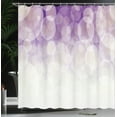 thumbnail image 4 of Ambesonne Abstract Shower Curtain, Circles Digital, 69"Wx75"L, Coconut Violet Lilac, 4 of 5