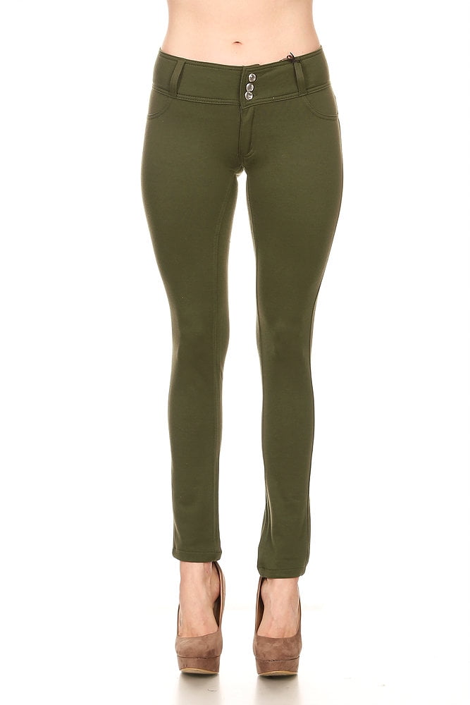 olive jeggings womens