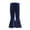 Dark Blue, variant on Mercatoo Kids Velvet Bell Bottom Pants Girls 1lowy Trendy Skinny Fleece Flare Leggings Fall Winter Casual Soft Wide Leg Trousers