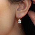 thumbnail image 2 of Ahansh Jewels Pear Cut Moissanite Drop Dangle Earring For Women's 925 Sterling Silver, 2 of 5