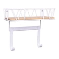thumbnail image 1 of Soporte para tabla de planchar con ganchos extraíbles, montaje en pared, accesorios de hierro, organizador, organización, estantes resistentes para Blanco BLESIY Soporte de hierro, 1 of 8