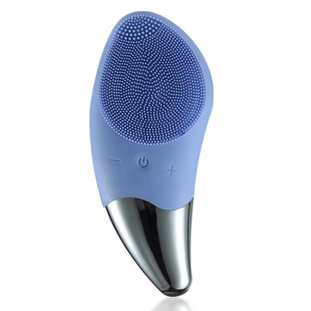 Silicone Facial Cleansing Brush Rechargeable Sonic face Scrubber