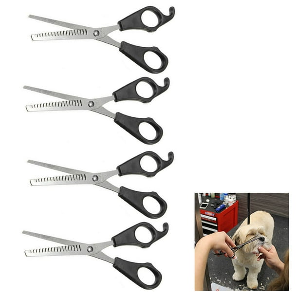 4 Pack Pet Grooming Scissors Round Tip Dog Eye Cutter Dogs Cats Groom