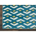 thumbnail image 5 of Nourison Harper Geometric Blue 8' x 10' Area Rug, (8x10), 5 of 6