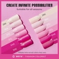 thumbnail image 4 of Set de esmaltes de uñas en gel MEFA Pink 6 colores Spring Neon Light, 4 of 8