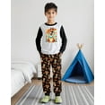 thumbnail image 3 of Aideaone Boys' Pajamas Set Long Sleeves Tees & Pants 2-Piece Printed Kid Sleepwear Pajamas Set for Boys 6-13Y, 3 of 7