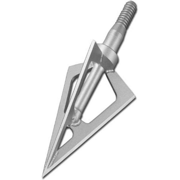 CintBllTer Stainless Steel 3 Blade Arrow Broadhead (Pack of 3), 100-Grain