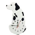 thumbnail image 4 of Bewildely Reloj de pared con cola de perro de dibujos animados, reloj de pared para el hogar, cocina, oficina, reloj acrílico, decoraciones de Decoración del hogar 1 Bewildely JJ18345-01B, 4 of 6