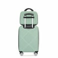 thumbnail image 4 of Tripcomp Luggage Sets 4 Piece Suitcase Set (14/20/24/28)Hardside Suitcase with Spinner Wheels Lightweight Carry on Luggage(Olive Green), 4 of 10