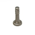 thumbnail image 1 of Door Stop Sand Cast Brass 73MM – Solid Brass Heavy Duty Wall, Floor, Door Mounted Stopper with Round Rosette – Black, Chrome, Satin Nickel, Satin Brass, 1 of 12