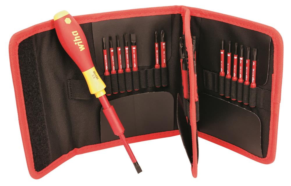 WIHA TOOLS 28399 Electricians Tool Kit,30 pcs.