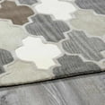 thumbnail image 3 of Hauteloom Paron Wool Living Room, Bedroom Area Rug - Transitional - Brown, Gray - 3'3" x 5'3", 3 of 18