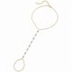 thumbnail image 1 of Chenchen Dainty Gold Hand Chain Bracelet,18K Real Gold Plated Minimalist Handmade Beaded Finger Chain Bracelets for Women, 1 of 1