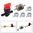 thumbnail image 1 of Gasoline Tap Filter Clamps Set Gasoline Diesel for 6Mm Ø Hose Garden Tools, 1 of 8