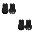 thumbnail image 3 of Sonducket 1 par de sujetadores invisibles de silicona para levantamiento de senos, gotas de agua, sujetador de pecho Invisible con correa, cubiertas para negro 12.5 cm 2piezas Sonducket CBP095287, 3 of 5