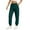 575#Dark Green, variant on Womens Baggy Wide Leg Sweatpants Drawstring Waist High Waisted Fashion Y2K Lounge Pants with Pockets Dark Green L
