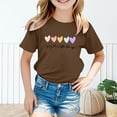 thumbnail image 2 of HIPYLO Preppy Clothes Girls Short Sleeve T Shirts Heart Print Kids Summer Tops Teen Girl Casual Crewneck Basic Graphic Tees Toddler Girl Clothes, 2 of 8